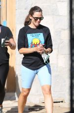 JENNIFER GARNER at Her New House in Construction in Brentwood 08/04/2021