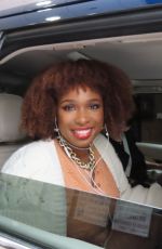 JENNIFER HUDSON Arrives at a Rehearsals at Apollo Theatre in New York 08/18/2021