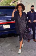 JENNIFER HUDSON Arrives at Apollo Theater in New York n08/19/2021