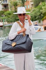 JENNIFER HUDSON Arrives at Hotel Excelsior in Venice 08/28/2021