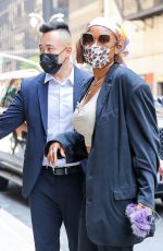 JENNIFER HUDSON Arrives for Rehearsal at Late Show With Stephen Colbert 08/12/2021