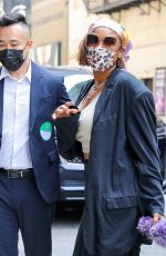 JENNIFER HUDSON Arrives for Rehearsal at Late Show With Stephen Colbert 08/12/2021