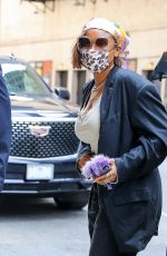 JENNIFER HUDSON Arrives for Rehearsal at Late Show With Stephen Colbert 08/12/2021