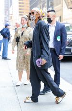 JENNIFER HUDSON Arrives for Rehearsal at Late Show With Stephen Colbert 08/12/2021