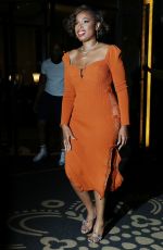 JENNIFER HUDSON Leaves Her Hotel in New York 08/12/2021
