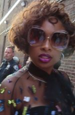 JENNIFER HUDSON Leaves Late Show with Stephen Colbert in New York 08/12/2021
