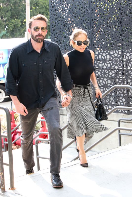 JENNIFER LOPEZ and Ben Affleck at a Business Meeting in Los Angeles 08/24/2021