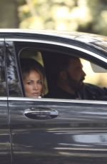 JENNIFER LOPEZ and Ben Affleck Checking Out Bob Hope