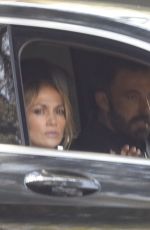 JENNIFER LOPEZ and Ben Affleck Checking Out Bob Hope