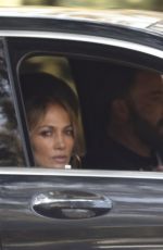 JENNIFER LOPEZ and Ben Affleck Checking Out Bob Hope