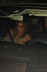 JENNIFER LOPEZ and Ben Affleck Driving Out in Los Angeles 08/11/2021