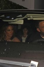 JENNIFER LOPEZ and Ben Affleck Driving Out in Los Angeles 08/11/2021