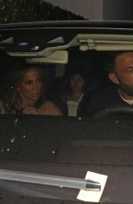 JENNIFER LOPEZ and Ben Affleck Driving Out in Los Angeles 08/11/2021