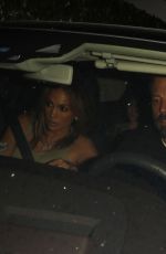 JENNIFER LOPEZ and Ben Affleck Driving Out in Los Angeles 08/11/2021