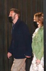 JENNIFER LOPEZ and Ben Affleck Night Out in Hollywood 08/20/2021
