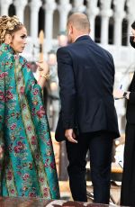 JENNIFER LOPEZ Arrives at The Parade in Piazza San Marco 08/29/2021