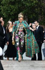 JENNIFER LOPEZ Arrives at The Parade in Piazza San Marco 08/29/2021