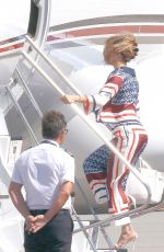 JENNIFER LOPEZ Leaves St. Tropez 08/01/2021