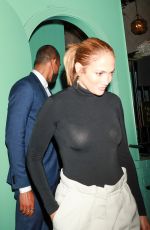 JENNIFER LOPEZ Night Out in Brentwood 08/17/2021