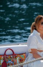 JENNIFER LOPEZ Out and About in Portofino 07/31/2021
