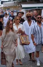 JENNIFER LOPEZ Out and About in Portofino 07/31/2021