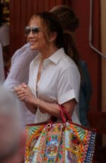 JENNIFER LOPEZ Out and About in Portofino 07/31/2021