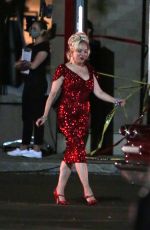 JENNIFER TILLY on the Set of Chucky TV Series in Toronto 08/09/2021