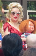JENNIFER TILLY on the Set of Chucky TV Series in Toronto 08/09/2021