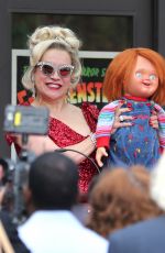 JENNIFER TILLY on the Set of Chucky TV Series in Toronto 08/09/2021