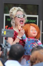 JENNIFER TILLY on the Set of Chucky TV Series in Toronto 08/09/2021