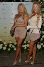 JESS and EVE GALE at Adora Swim Event in London 07/30/2021