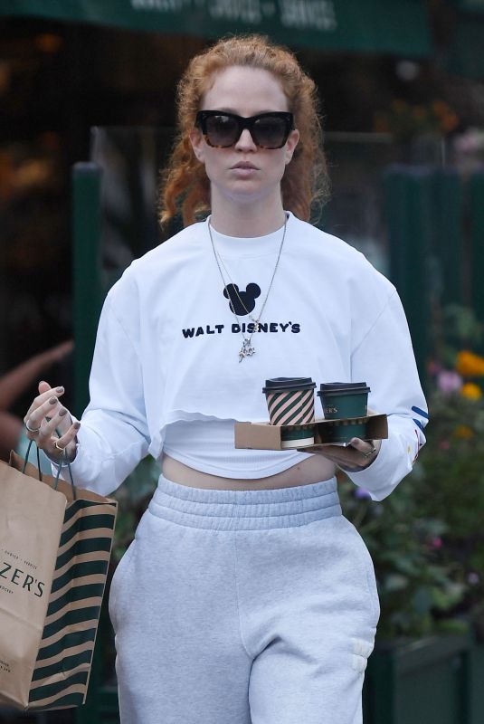 JESS GLYNNE Out for Coffee in London 08/24/2021
