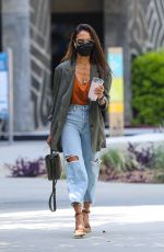 JESSICA ALBA in Ripeed Denim at Her Office in Santa Monica 08/10/2021