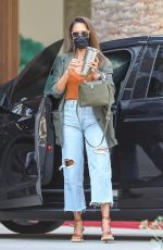 JESSICA ALBA in Ripeed Denim at Her Office in Santa Monica 08/10/2021