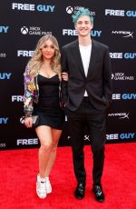 JESSICA BLEVINS at Free Guy Premiere in New York 08/03/2021