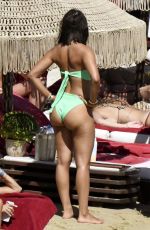 JESSICA LEDON in Bikini at a Beach in Mykonos 08/08/2021