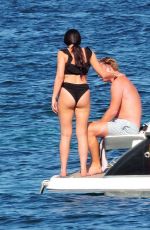 JESSICA WRIGHT in Bikini and William Lee-Kemp Out in Palma De Mallorca 07/29/2021