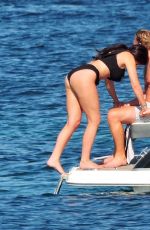 JESSICA WRIGHT in Bikini and William Lee-Kemp Out in Palma De Mallorca 07/29/2021