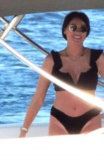 JESSICA WRIGHT in Bikini and William Lee-Kemp Out in Palma De Mallorca 07/29/2021