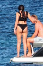 JESSICA WRIGHT in Bikini and William Lee-Kemp Out in Palma De Mallorca 07/29/2021