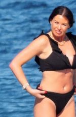 JESSICA WRIGHT in Bikini and William Lee-Kemp Out in Palma De Mallorca 07/29/2021