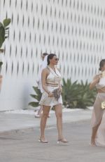 JESSICA WRIGHT Leaves Nikki Beach in Ibiza 08/13/2021