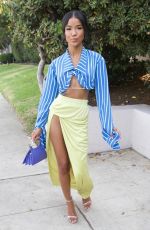 JHENE AIKO at Lionne Garden FW21 Show in Los Angeles 08/15/2021