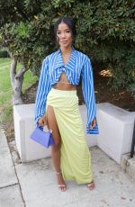 JHENE AIKO at Lionne Garden FW21 Show in Los Angeles 08/15/2021