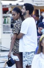 JOAN SMALLS Out at Port of Saint-Tropez 08/07/2021