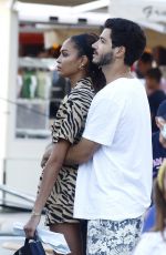 JOAN SMALLS Out at Port of Saint-Tropez 08/07/2021