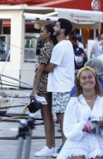 JOAN SMALLS Out at Port of Saint-Tropez 08/07/2021