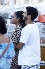 JOAN SMALLS Out at Port of Saint-Tropez 08/07/2021