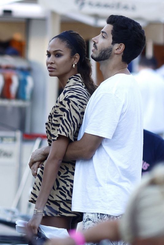 JOAN SMALLS Out at Port of Saint-Tropez 08/07/2021