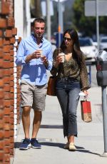 JORDANA BREWSTER and Mason Morfit at Brentwood Country Mart 08/04/2021